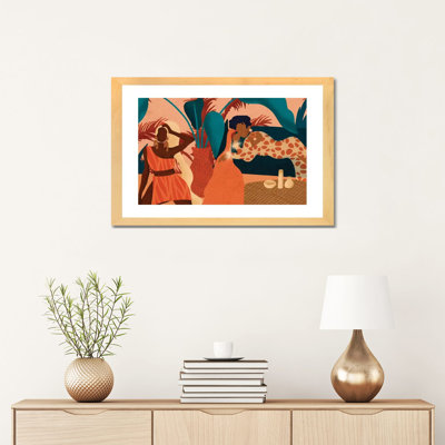 «Girls Night In» par Reyna Noriega - reproduction imprimée