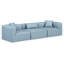 Canapé modulaire en similicuir 3 pièces Houswerth-94884222