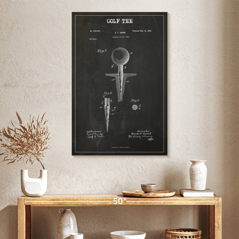 «Golf Tee», reproduction sur toile, L 39 po x H 26 po