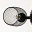 Ventilateur de plafond industriel 25,8 po avec télécommande, ventilateur de plafond 5 pales en ABS de petite taille pour salon, salle à manger, chambre à coucher, salle familiale, noir mat, 6 pièces E26 (n'inclut pas les ampoules)