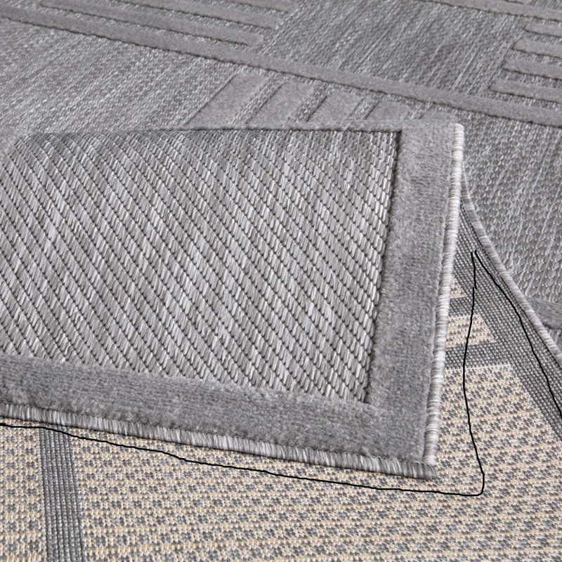 Geometric Area Rug, Rectangle 200 x 290 cm