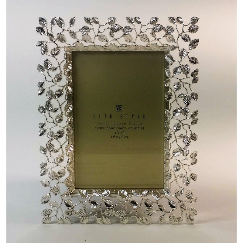 Alexandria Silver Metal Gilded Picture Frame