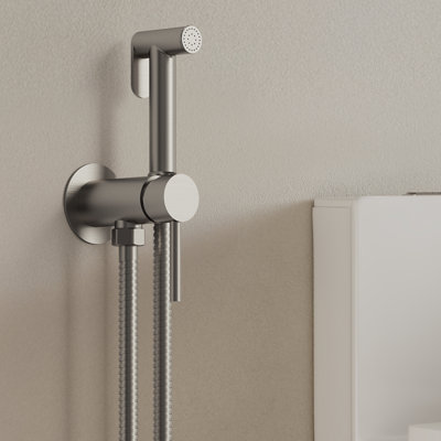 Multi-Purpose Brass Handheld Bidet Sprayer Kit with Hot and Cold Water Control
