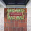 Tapis d'entrée antique à motif d'arbres fantaisistes Welcome, par Tim Coffey, 18 po x 30 po