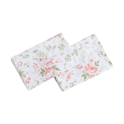 Laura Ashley Printed Cotton Sateen Pillowcase Set