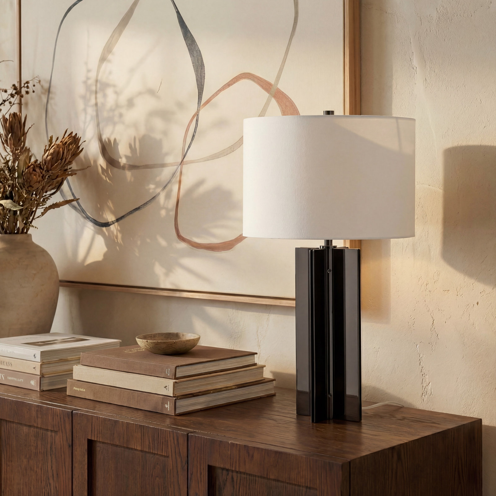 Cityside Table Lamp, Nickel