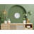 Stylish Decorative Wall Clock, Black & White, 11.8 in Diameter | 100% Plastic with Real Glass Cover, 1.8 in Thick | Perfect for Home, Office, or Kitchen Decor, Modern Design Enhances Any Space-105523356
