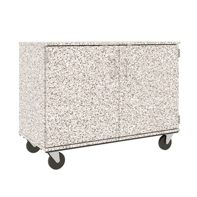 Mobile 10 Compartment Manufactured Wood Classroom Cabinet