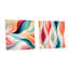 Zen moderne - formes abstraites en acrylique, ensemble d'art sur verre, ensemble de 2-103925951