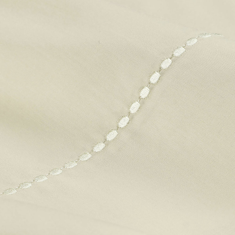 300 Thread Count 100% Cotton Sheet Set, King Sheet Set+Fitted Sheet+4 Pillowcases, Neutral