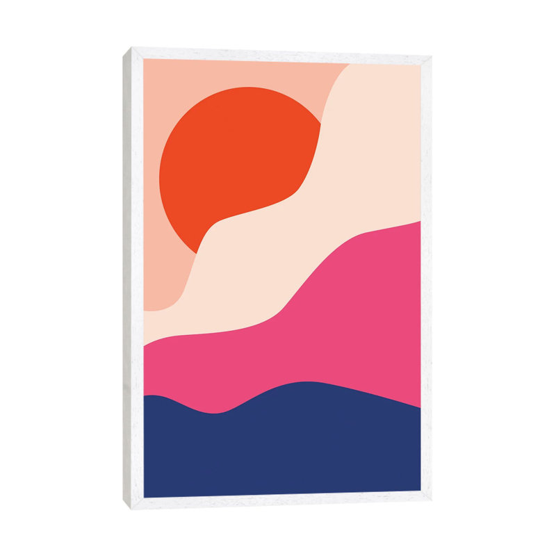 Hello - Print on Canvas, White Framed, 66.04 cm H x 45.72 cm W