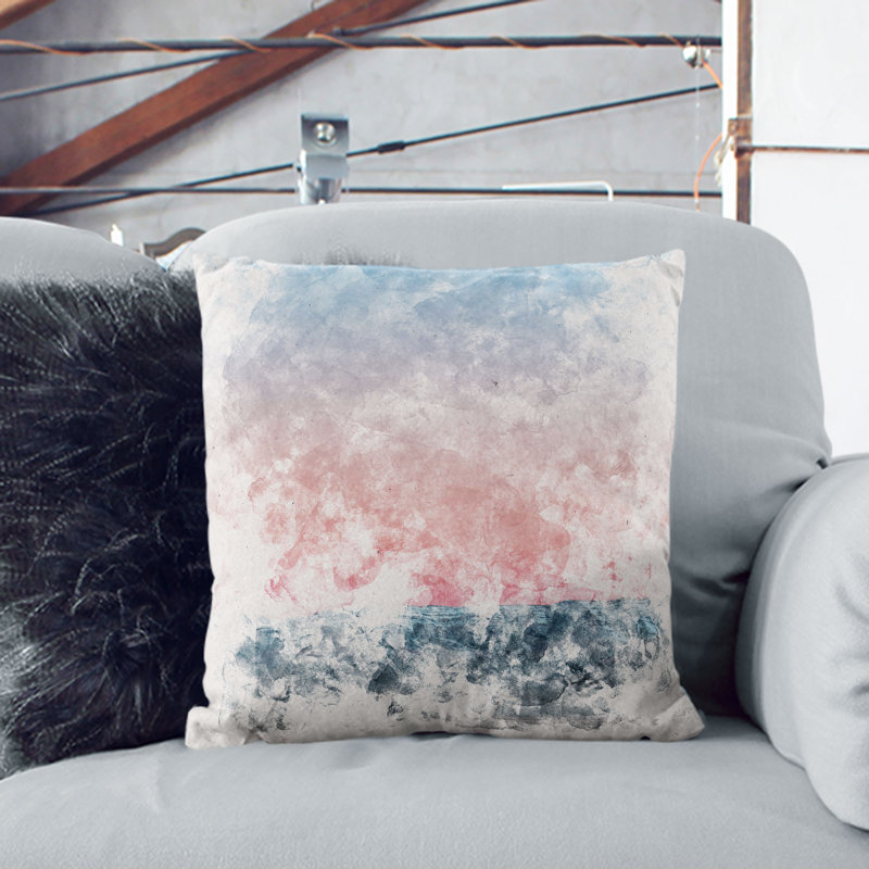 Square Cushion, Black, 55cm H x 55cm W x 20cm D