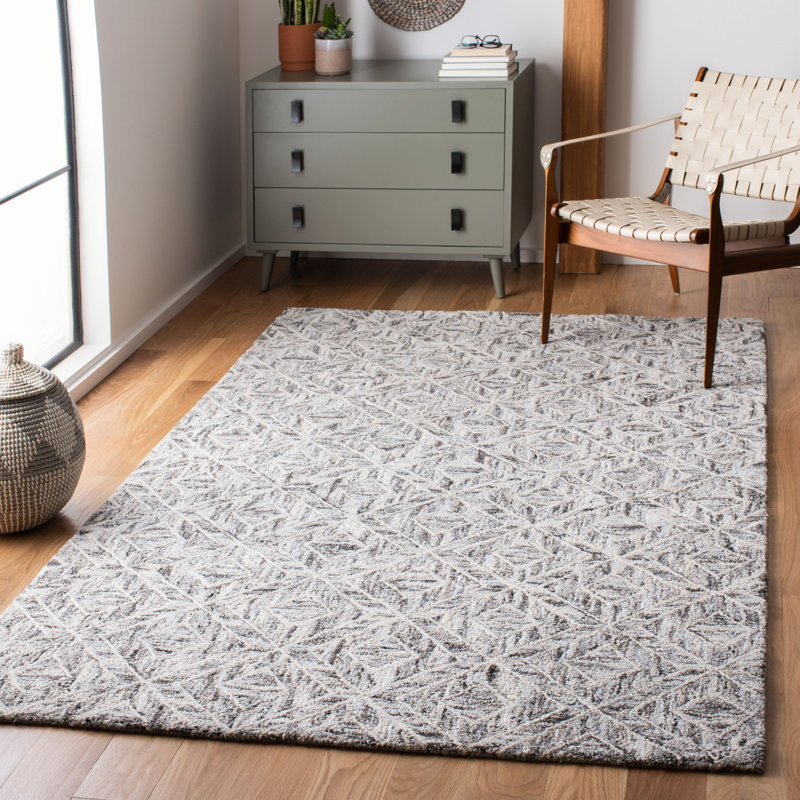 Belfort Hand Tufted Performance Geometric Rug, Rectangle 6' x 9'