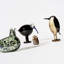 Birds by Toikka Reed Warbler Bird Figurine, Pine Green
