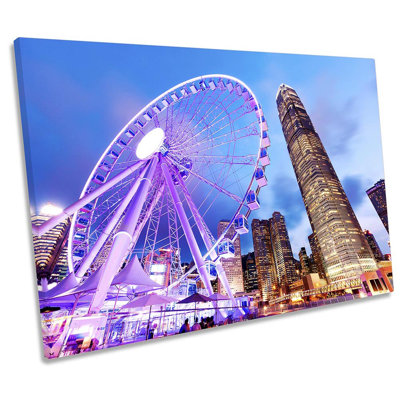 Hong Kong Cityscape - Wrapped Canvas Print