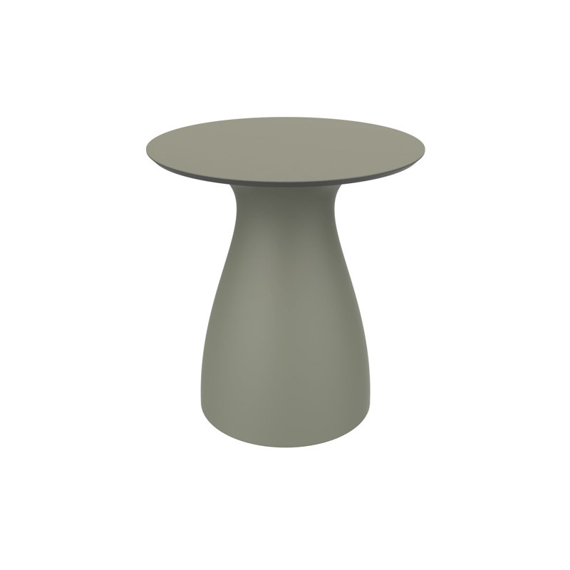 Baobab Round Accent Table, Green