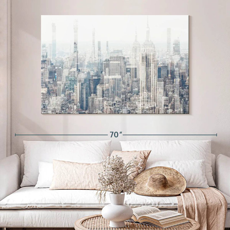 Sirci Urban Abstraction, New York, H 34 po x l 51 po