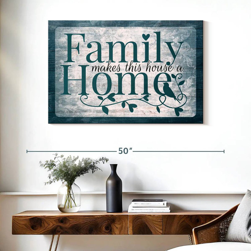 Plaque murale Family Family, H 26 po x l 39 po