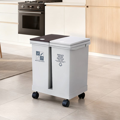 Plastic Touch Top Waste Bin