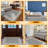 Ottohome Non-Slip Bordered Area Rug For Living Room, Hallway, Entryway Rug, Gray-724834747
