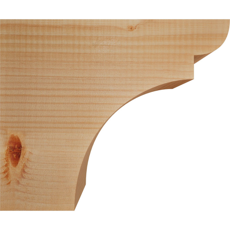 Yorktown Smooth Rafort Tail, Sapin de Douglas, H 10 po x l 12 po x P 3,5 po