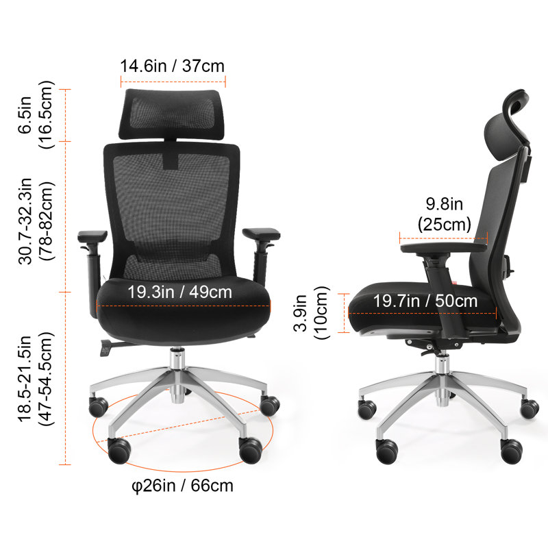 Chaise de bureau Jeannell