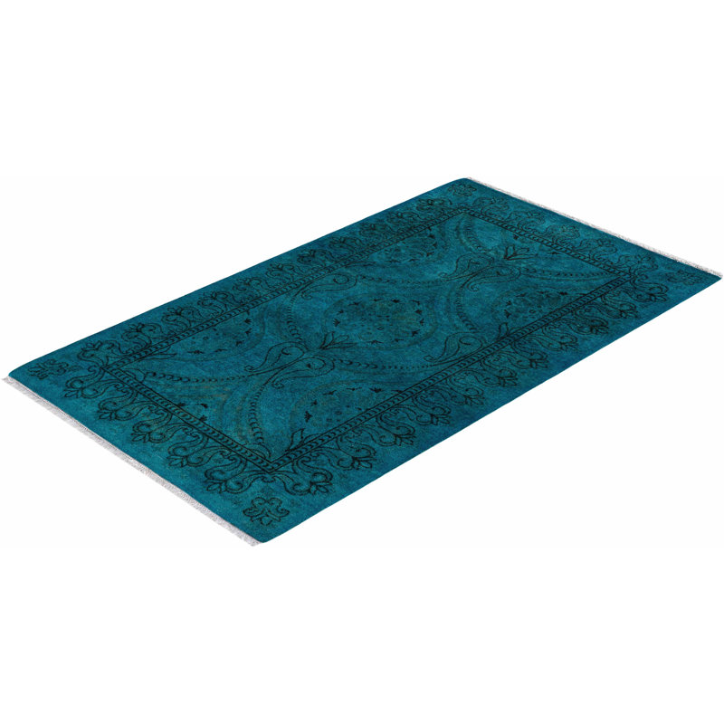 Overyed One-of-a-Kind Rectangle 2'7" X 4'5" Hand Knotted Area Rug