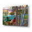 «Lakeside View From The Chairs» par Bigelow, illustrations en acrylique sur verre-2010855002