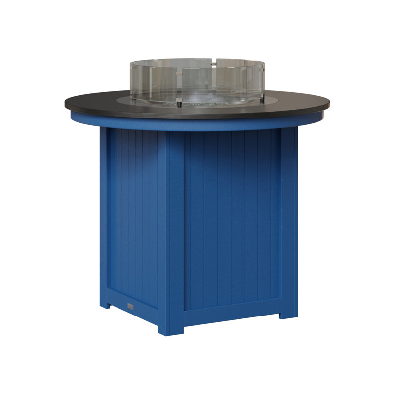 Foyer de table rond à hauteur de comptoir de 44 po Berlin Gardens Donoma, H 37 po x l 44 po x P 44 po
