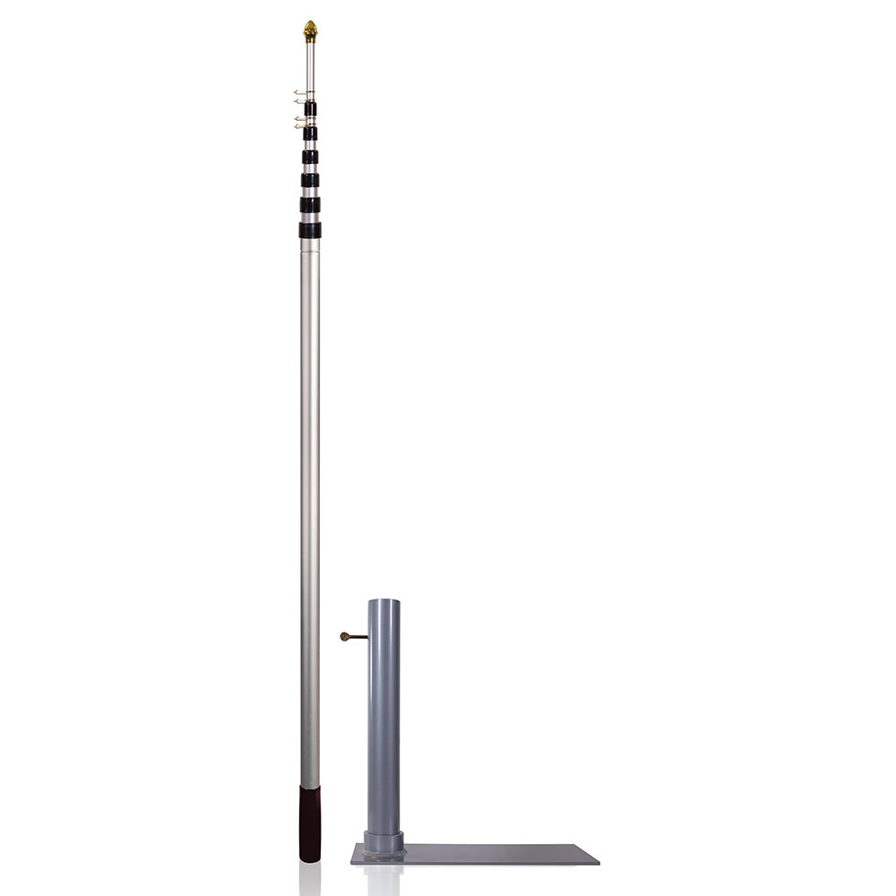 Arlmont & Co. Southington Adjustable Telescoping Flagpole & Reviews