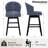 Aadhvika Upholstered BarStools with Solid Wood Frame-120341193-104100026
