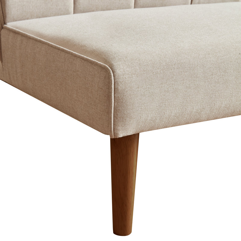 Canapé-lit convertible 66 po Bergen, Beige tissé