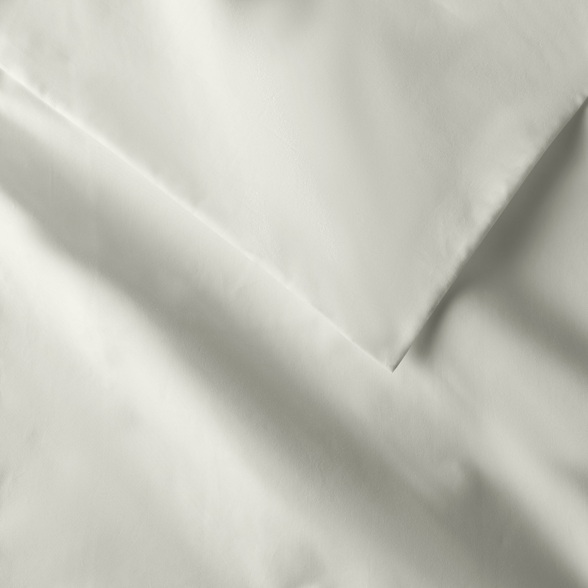 Coyer Classic Cotton Percale Duvet Cover Set, Full / Queen Duvet Cover + 2 Pillow Shams, Sage