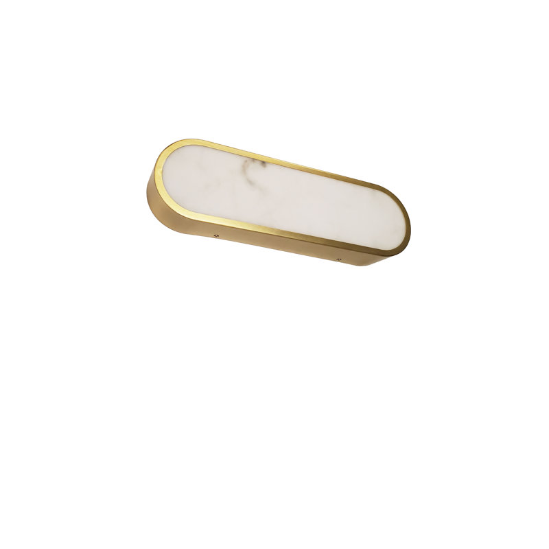 Walsh LED Wall Sconce - 16" - Aged Brass, 16" H x 4.75" W x 4.75" D, Aged Brass