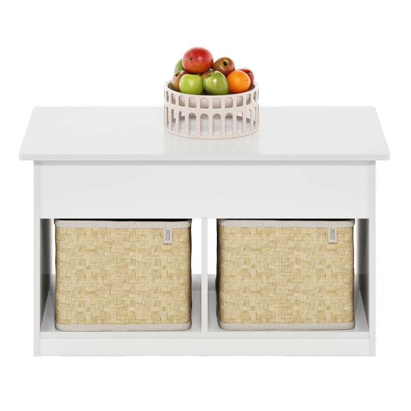 Hiromitsu Single Coffee Table, White
