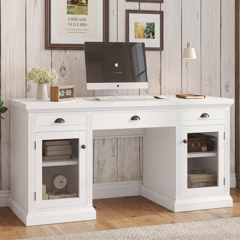 Bureau de direction moderne 67 "avec rangement et ports USB