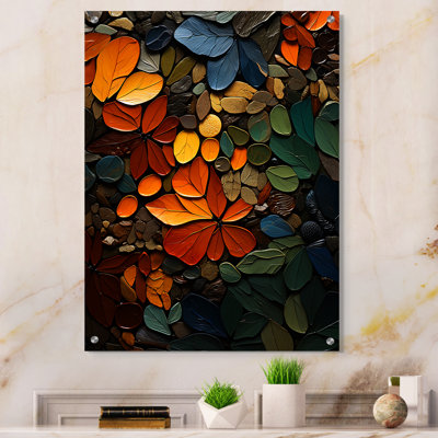 Art mural Hardedge, Earthy Euphony III - peinture à bord rigide pour salon