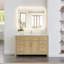 Beckett 54" Freestanding Single Bathroom Vanity with Cultured Marble Top-694678834-760643050-768606383