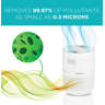 BLACK + DECKER Tabletop Air Purifier – 3-Stage HEPA Filtration System For Home, Office, Bedroom