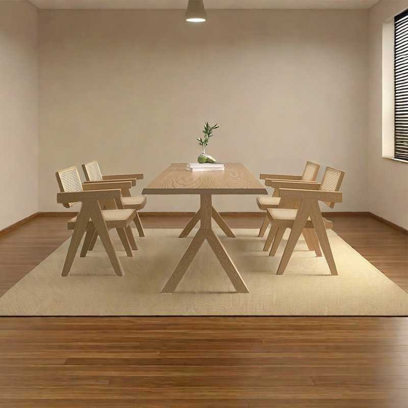 Ensemble de salle à manger rectangulaire, H 29,53 po x L 62,99 po x l 27,56 po