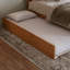 Lit plateforme en bois massif Amison avec pied de lit et gigogne assortis-1508125140-1508125142