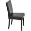 Chaise d'appoint en bois massif touffeté Ault-258651740