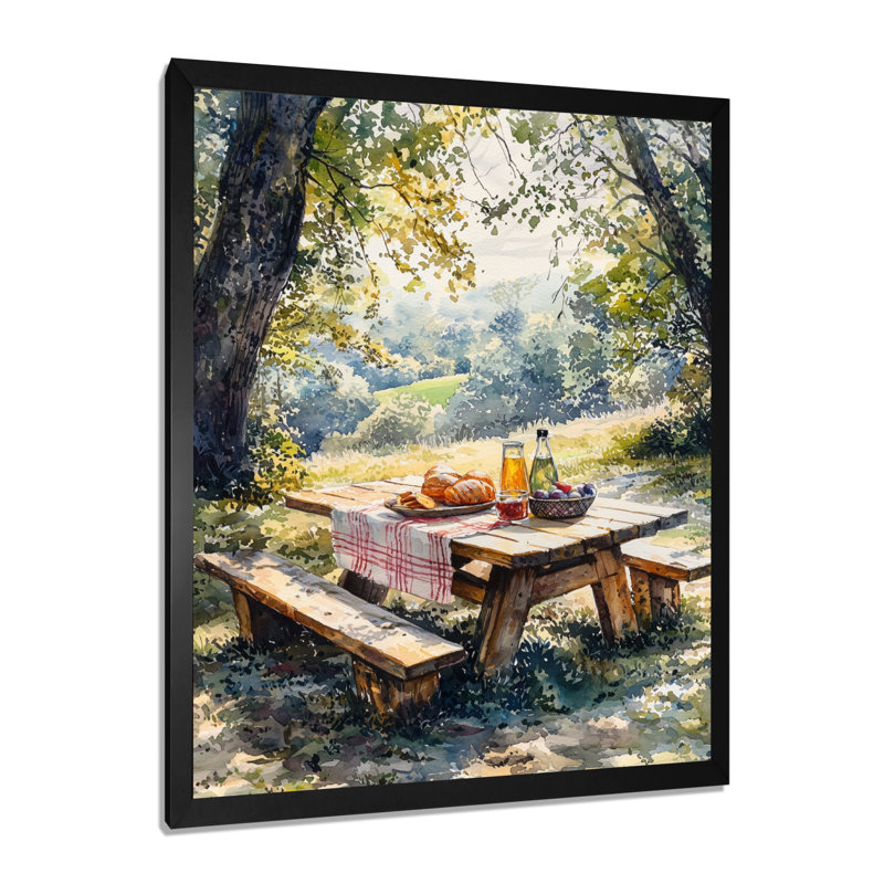 Beckwith - Food & Beverage Canvas Wall Art, H 32 po x l 24 po, Reproduction encadrée d'une seule photo, Noir