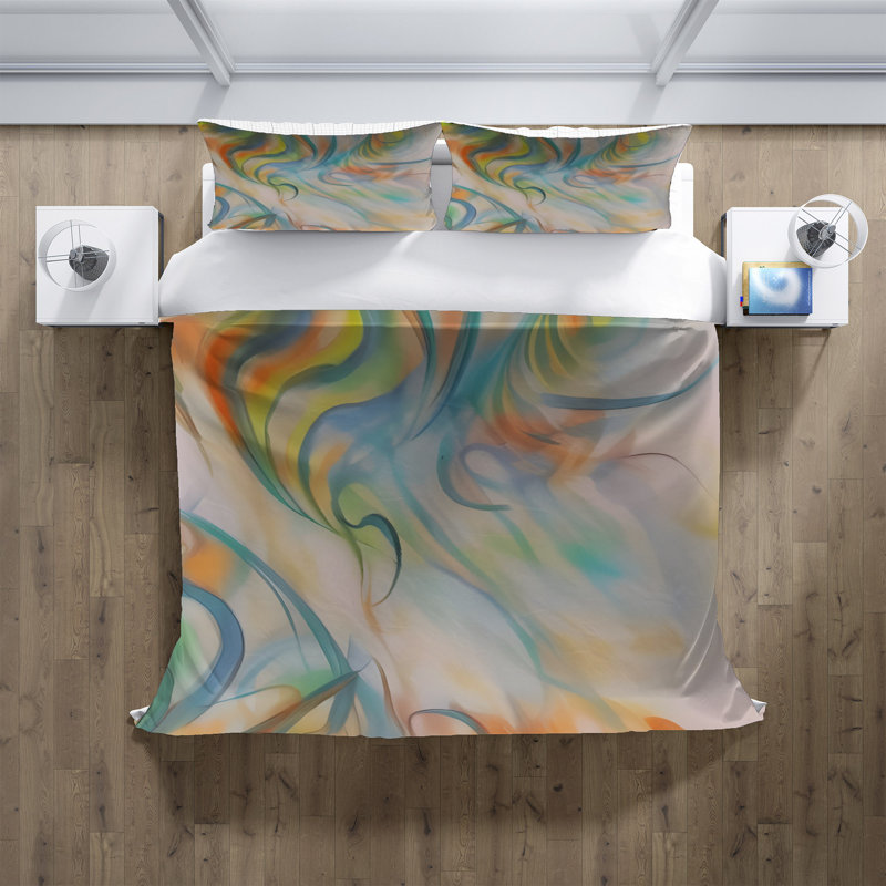 Ensemble de housse de couette, Housse de couette grand + 2 grandes taies décorat