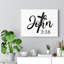 John 3:16 - Wrapped Canvas Print-456206730