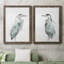 Blue Heron I - ensemble de 2 reproductions d'art sur toile encadrées-595298007-595298010