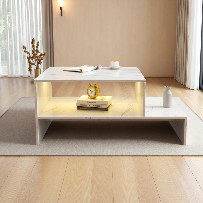 Table basse de forme architecturale unique