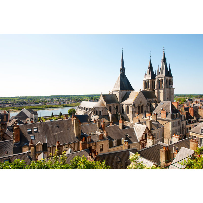 Church Of Saint-Nicolas-Saint-Laumer (Blois, France) by Jssiii - Wrapped Canvas Print, 30cm H x 46cm W x 3.8cm D