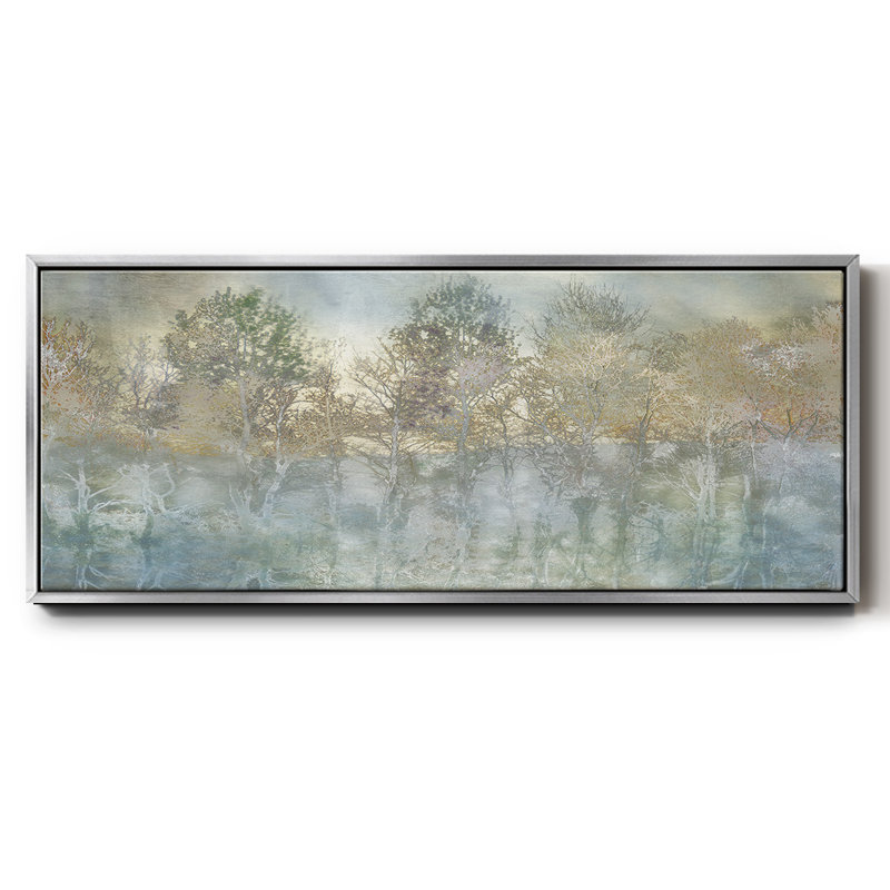 River Reflection - toile encadrée, H 12 po x l 30 po
