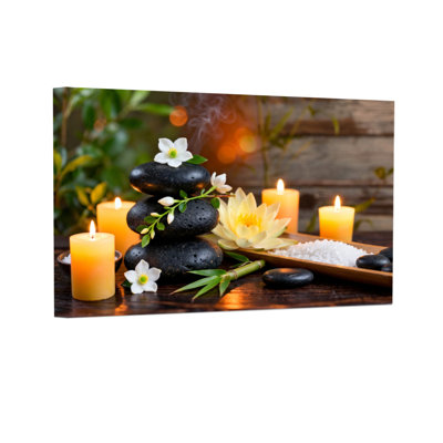 Bougies Fashion, pierres, fleurs, sel de bambou